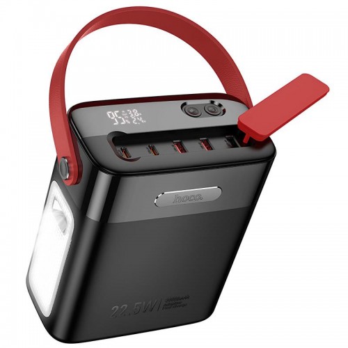 Power Bank Hoco J143 Title 80000mAh 22.5W+PD20W (з ліхтарем) Black