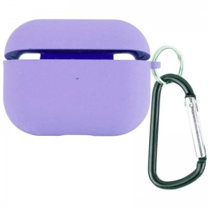 Силиконовый футляр с микрофиброй для наушников Airpods Pro 3