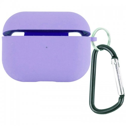 Силиконовый футляр с микрофиброй для наушников Airpods Pro 3