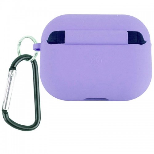 Силиконовый футляр с микрофиброй для наушников Airpods Pro 3