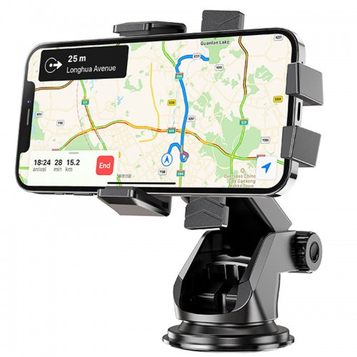 Автодержатель Hoco CA83 David one-button (center console)