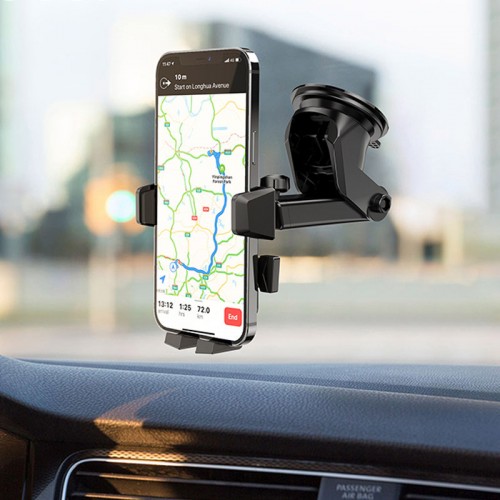 Автодержатель Hoco CA83 David one-button (center console)