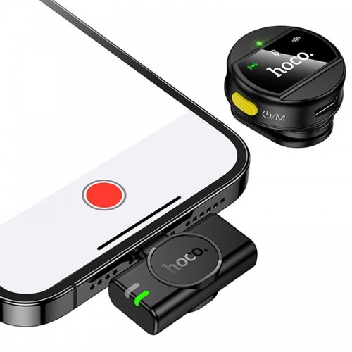 Петличный беспроводной микрофон Hoco L21 Charm Lightning