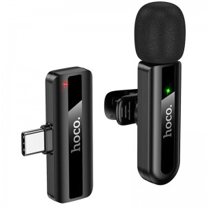 Петличный беспроводной микрофон Hoco L20 Fair Type-C