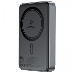 Power Bank Acefast M11 30W Qi2 з БЗП 10000 mAh (Black)