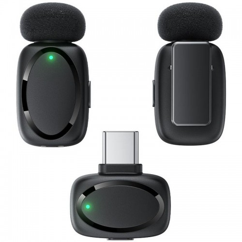 Петличный беспроводной микрофон Acefast R2 Type-C Black