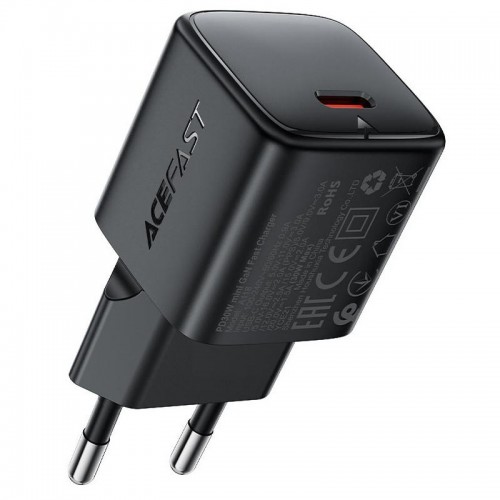 СЗУ Acefast A118 PD30W GaN (1USB-C) Black