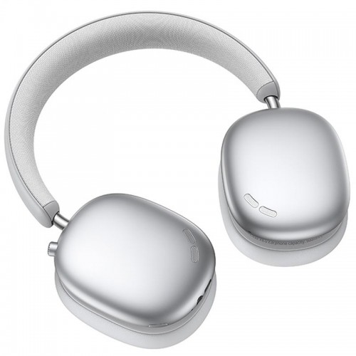 Накладні бездротові навушники Hoco W63 Triunfo ANC Silver
