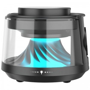 БЗП WIWU Wi-W039 Flow 5in1 wireless charger with Speaker & Night Light 15W Black