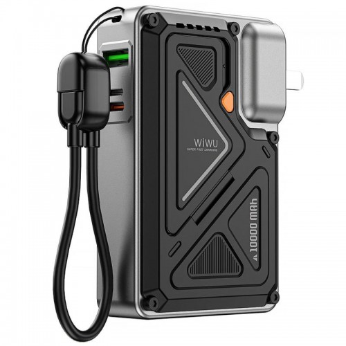 Power Bank WIWU Wi-P057 Knight 22.5W+PD35W 10000 mAh Black