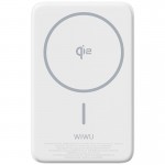 Повербанк MagSafe Wiwu Wi-P031 Qi2 10000mAh 30W з тримачем White