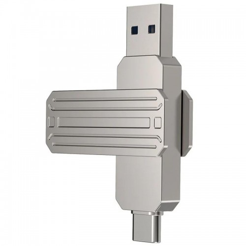 Флеш-накопичувач WIWU WI-FD003 Infinite 2in1 Type-C USB 3.2 - 32GB Silver