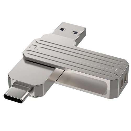 Флеш-накопичувач WIWU WI-FD003 Infinite 2in1 Type-C USB 3.2 - 256GB Silver