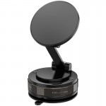 Автодержатель WIWU Wi-CH057 Holdex Magnetic Car Holder with Vacuum Mount Black