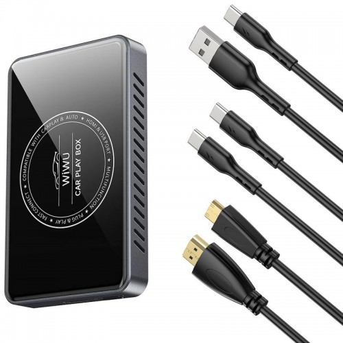 Адаптер WIWU Wi-CP004 Play box car wireless CarPlay (iOS + Android) Black