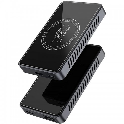 Адаптер WIWU Wi-CP004 Play box car wireless CarPlay (iOS + Android) Black