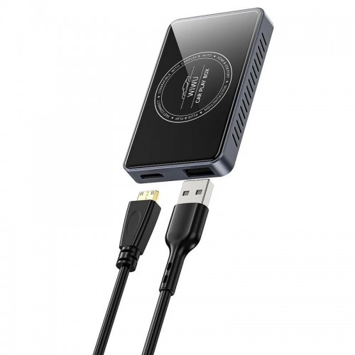 Адаптер WIWU Wi-CP004 Play box car wireless CarPlay (iOS + Android) Black