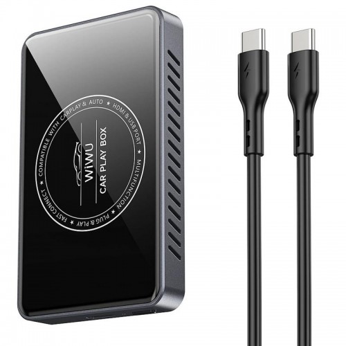 Адаптер WIWU Wi-CP004 Play box car wireless CarPlay (iOS + Android) Black