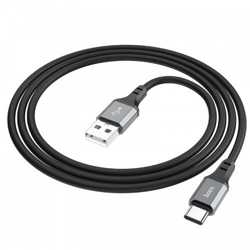 Дата кабель Hoco X86 Spear USB to Type-C (1m) Black