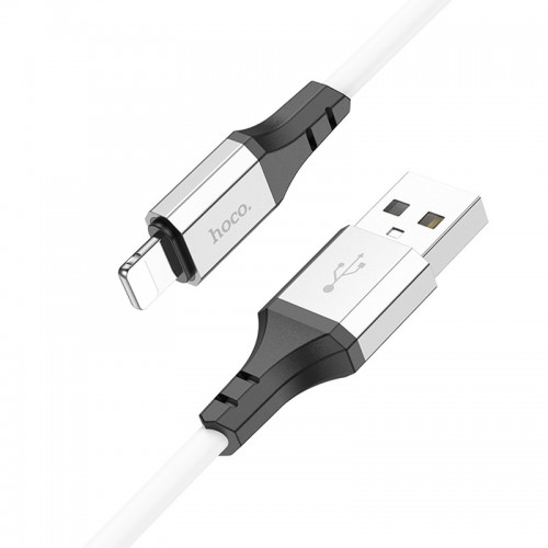Дата кабель Hoco X86 Spear USB to Lightning (1m) White