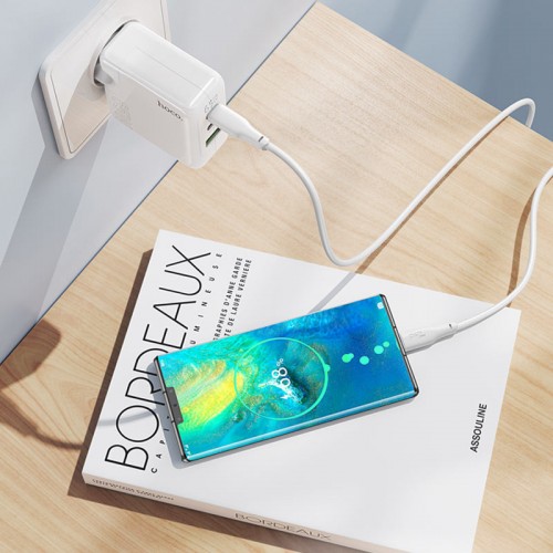 МЗП Hoco C115A Header PD65W (2C1A) White