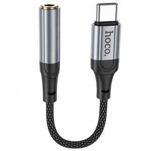 Переходник Hoco LS36 Fresh Type-C to 3,5 AUX Black