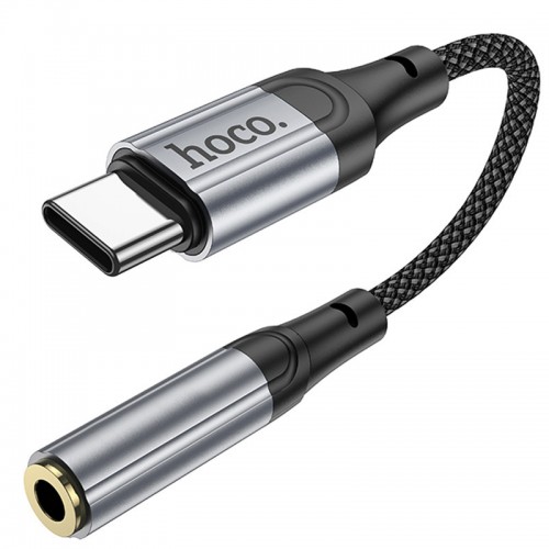 Перехідник Hoco LS36 Fresh Type-C to 3,5 AUX Black