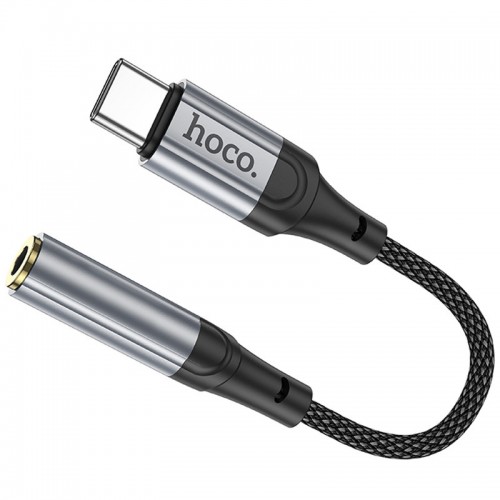 Перехідник Hoco LS36 Fresh Type-C to 3,5 AUX Black