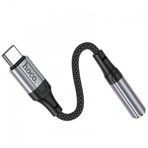 Перехідник Hoco LS36 Fresh Type-C to 3,5 AUX Black