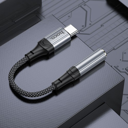 Перехідник Hoco LS36 Fresh Type-C to 3,5 AUX Black