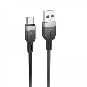 Дата кабель Hoco X109 Energy silicone USB to Type-C (1m) Black