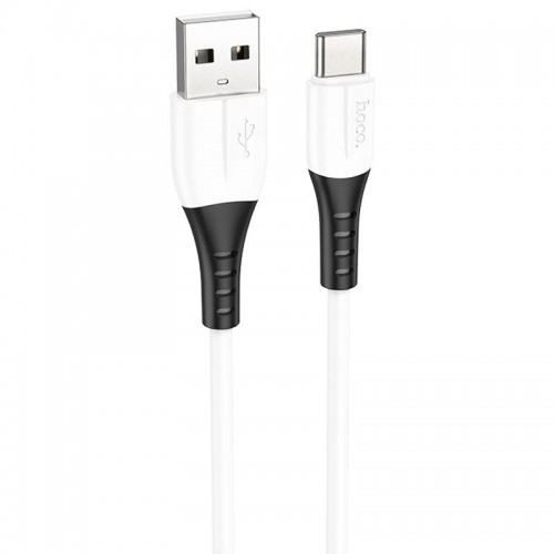 Дата кабель Hoco X82 Silicone USB to Type-C (1m) White