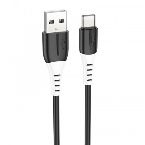 Дата кабель Hoco X82 Silicone USB to Type-C (1m) Black