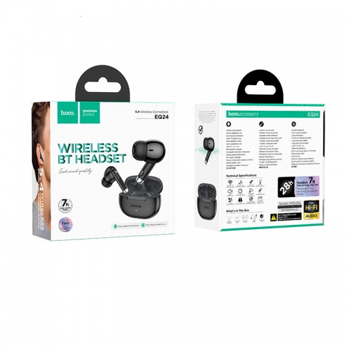 Бездротові TWS навушники Hoco EQ24 Estrella Midnight Black