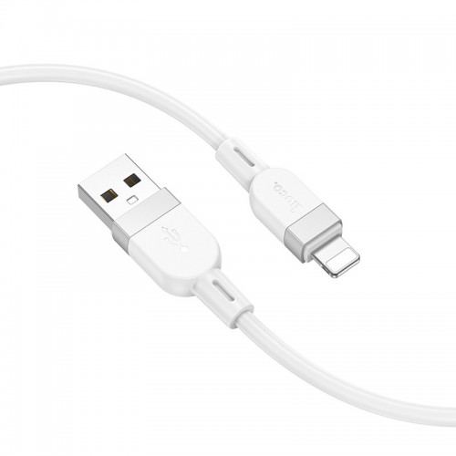 Дата кабель Hoco X109 Energy silicone USB to Lightning (1m) White
