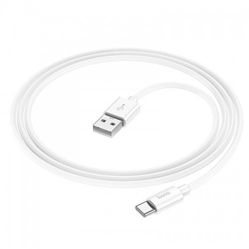 Дата кабель Hoco X87 Magic silicone USB to Type-C (1m) White