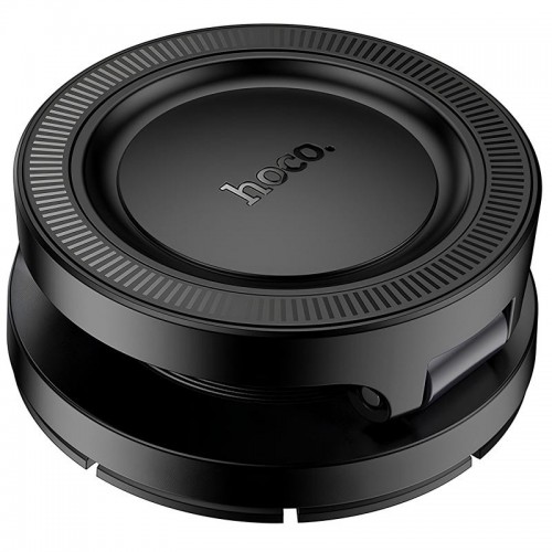 Автодержатель Hoco H61 Show folding ring magnetic (dashboard) Black / Metal gray