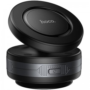 Автодержатель Hoco H87 Dragon electric suction cup magnetic (universal) Black / Metal gray