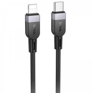 Дата кабель Hoco X109 Energy silicone Type-C to Lightning (3m) Black