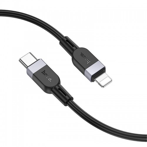 Дата кабель Hoco X109 Energy silicone Type-C to Lightning (2m) Black