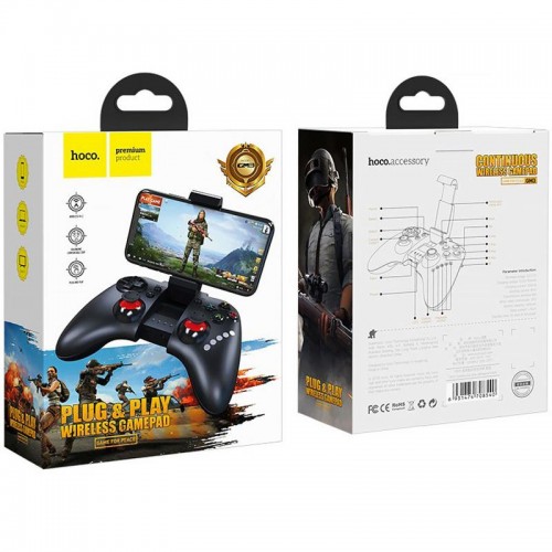 Игровой проводной джойстик геймпад Hoco GA3 Max Joy for PC Black