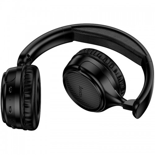 Накладні бездротові навушники Hoco W66 Wave Black