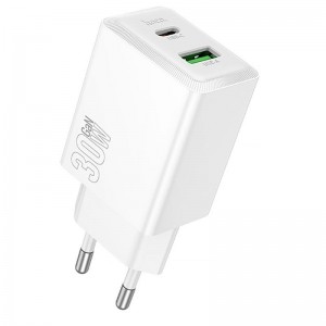 МЗП Hoco N71 Nuevo PD30W+QC3.0 (1USB-A/1C) White