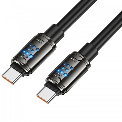 Дата кабель Hoco U143 Joy Type-C to Type-C 240W (1.2m) Black