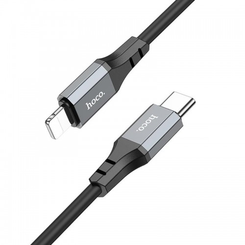 Дата кабель Hoco X86 Spear Type-C to Lightning 20W (1m) Black