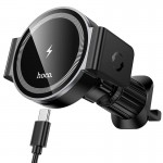 Автотримач з БЗП Hoco HW35 Power 15W (air outlet) Black
