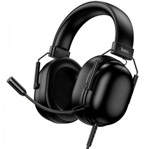 Накладні навушники Hoco W113 Dynamic (USB7.1+3.5mm/2m) Black