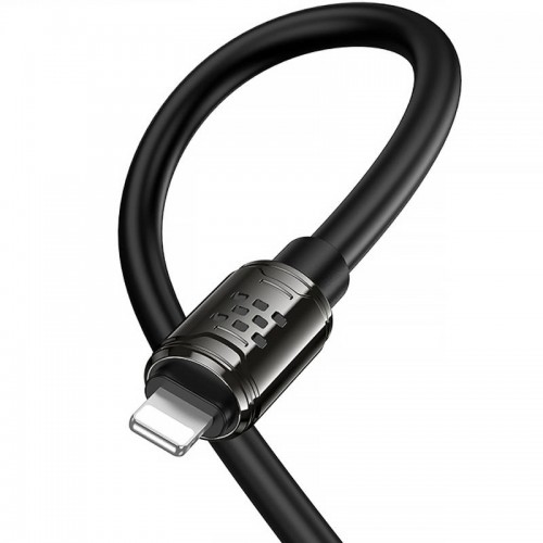 Дата кабель Hoco U143 Joy USB to Lightning 2.4A (1.2m) Black