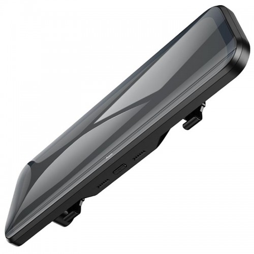 Автомобільний регистратор дзеркало Hoco DV16 Dual-Channel Driving Recorder 1080p+720p Black