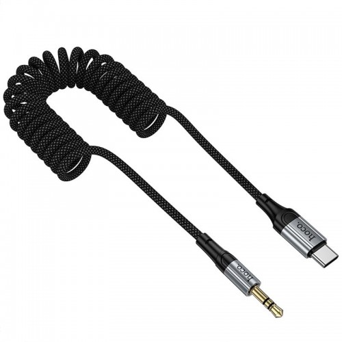 Аудио кабель Aux Hoco UPA33B Nuevo (Type-C to AUX 3.5mm) (1.5m) Black
